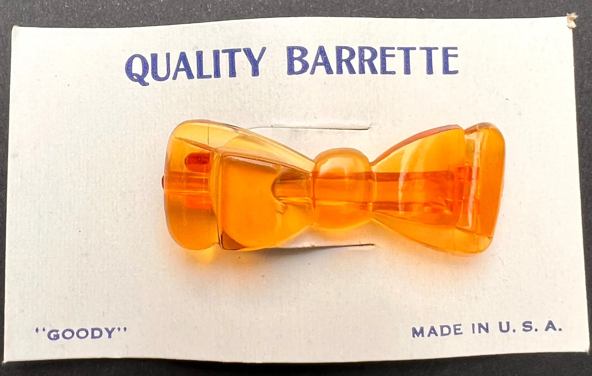 1950s QUALITY Barrette Sweetie Bow 4.5cm  Hair Clips