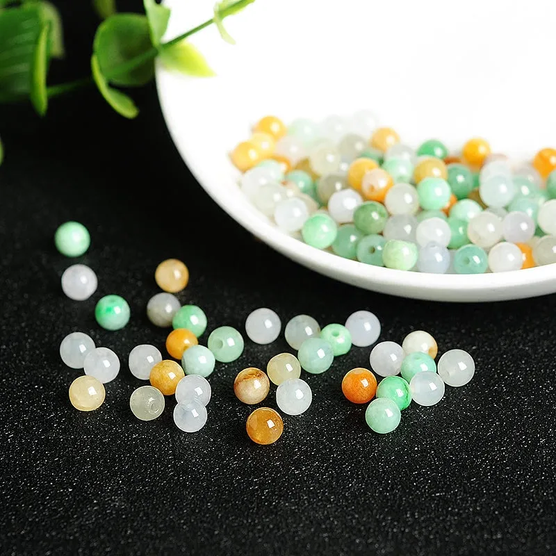 4.5X4.5X4.5mm Natural Jade Beads Jadeite Bead WBD101