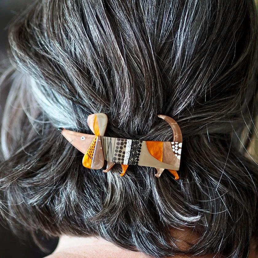 A Dachshund Named Bark Hair Clip Barrette