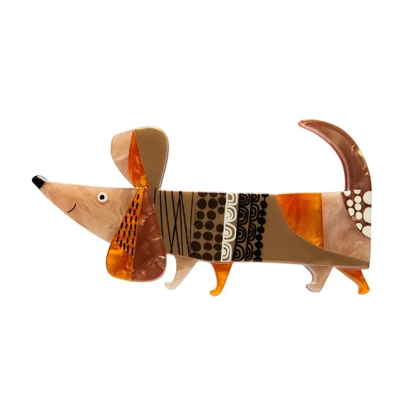 A Dachshund Named Bark Hair Clip Barrette