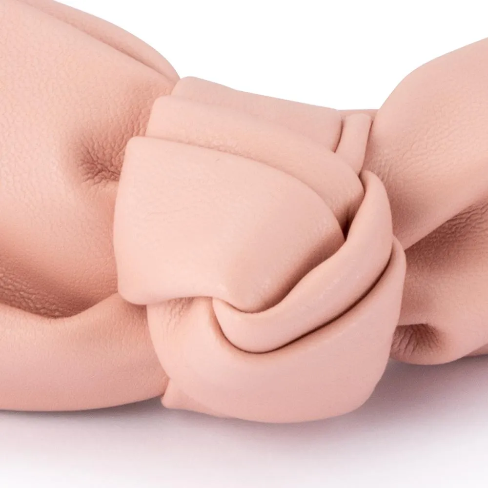 Amanda Bow Headband in Blush