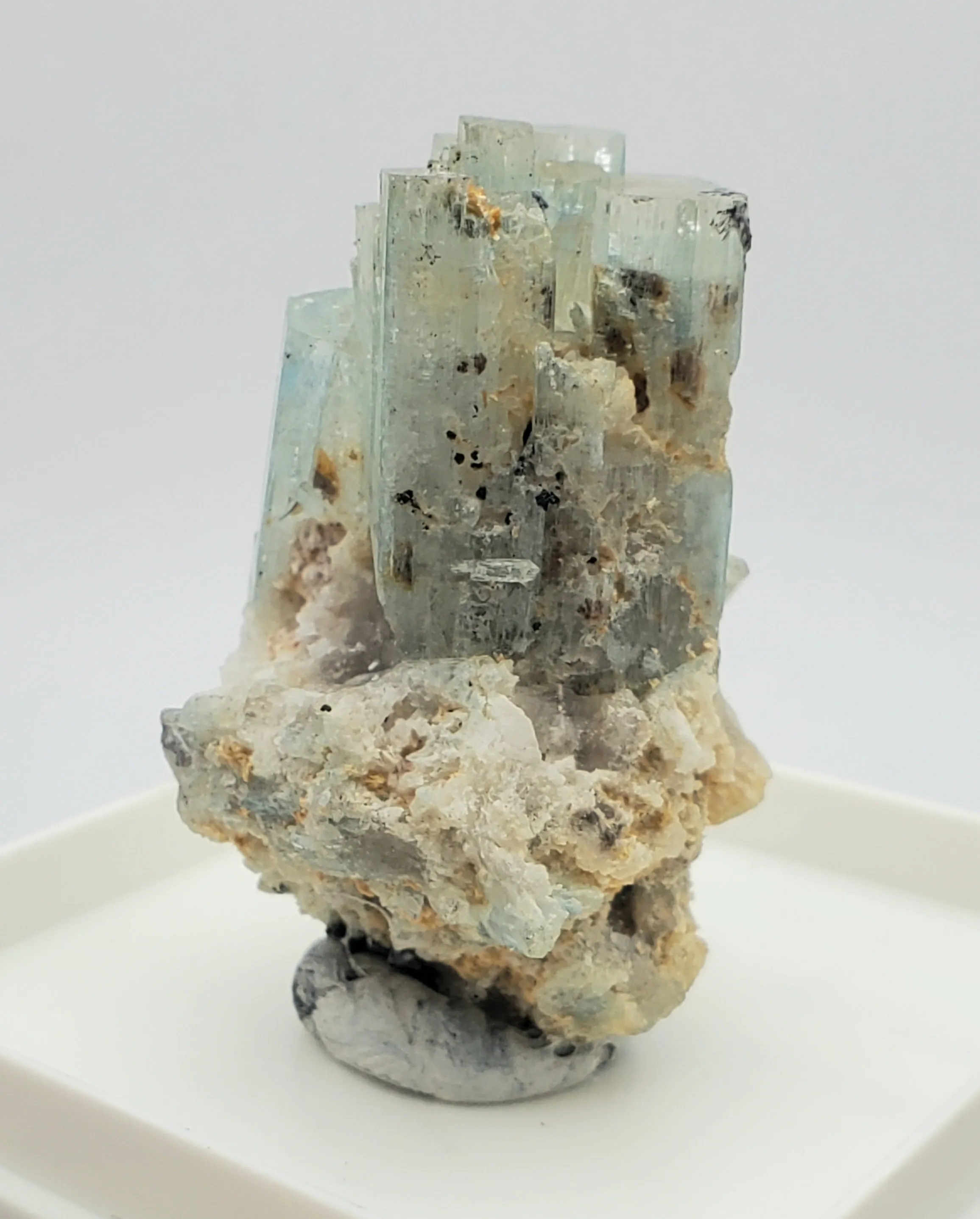 Aquamarine Crystal Cluster Mineral Specimen - Namibia