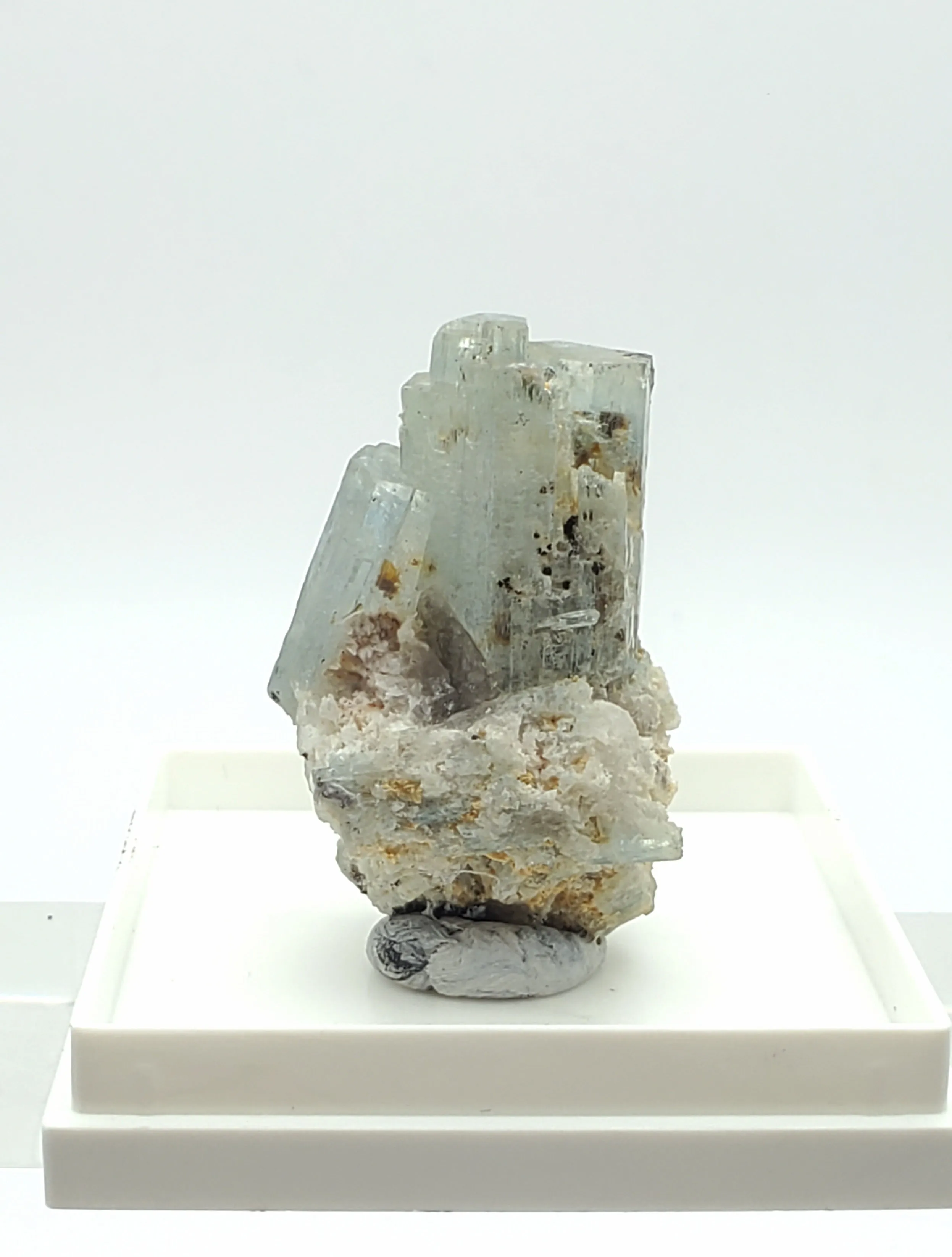 Aquamarine Crystal Cluster Mineral Specimen - Namibia