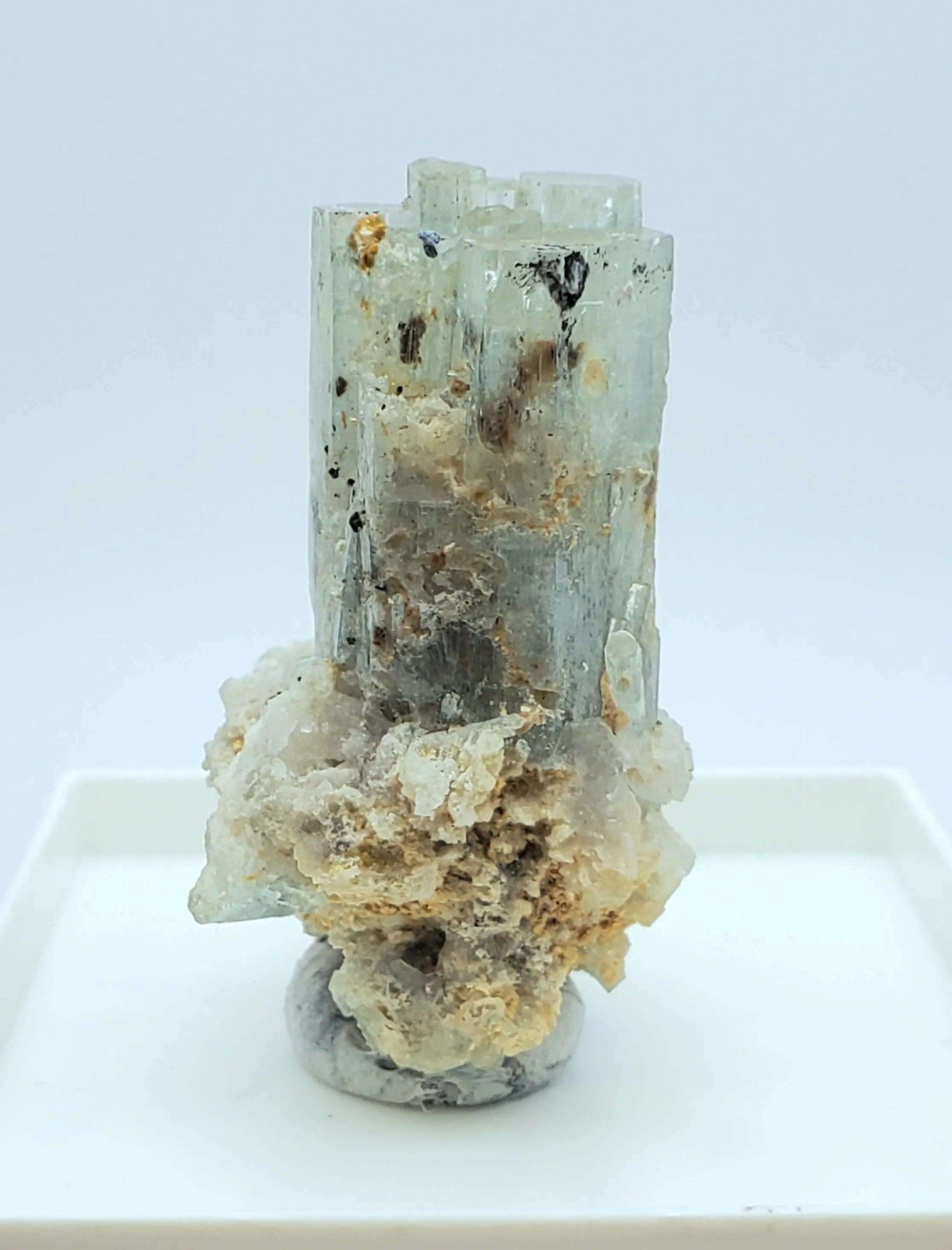 Aquamarine Crystal Cluster Mineral Specimen - Namibia