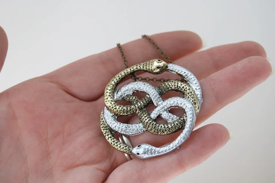 Auryn Necklace | Neverending Story Necklace | 80's Fantasy Pendant