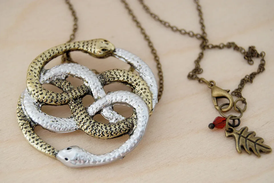 Auryn Necklace | Neverending Story Necklace | 80's Fantasy Pendant