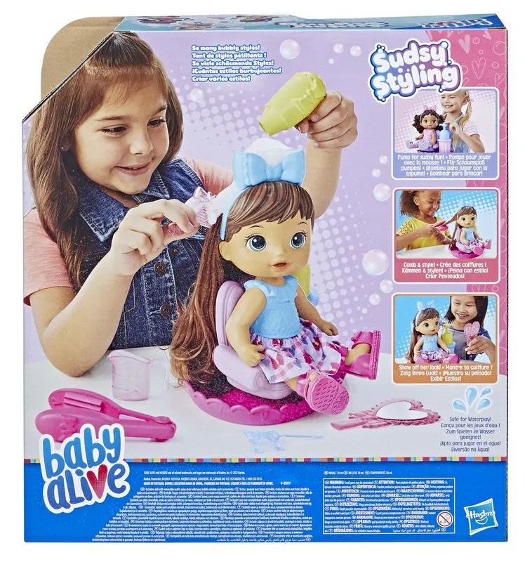 Baby Alive Sudsy Styling Doll