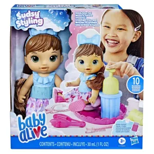 Baby Alive Sudsy Styling Doll