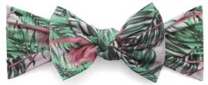 Baby Bling Tropical Flamingo Printed Knot Headband