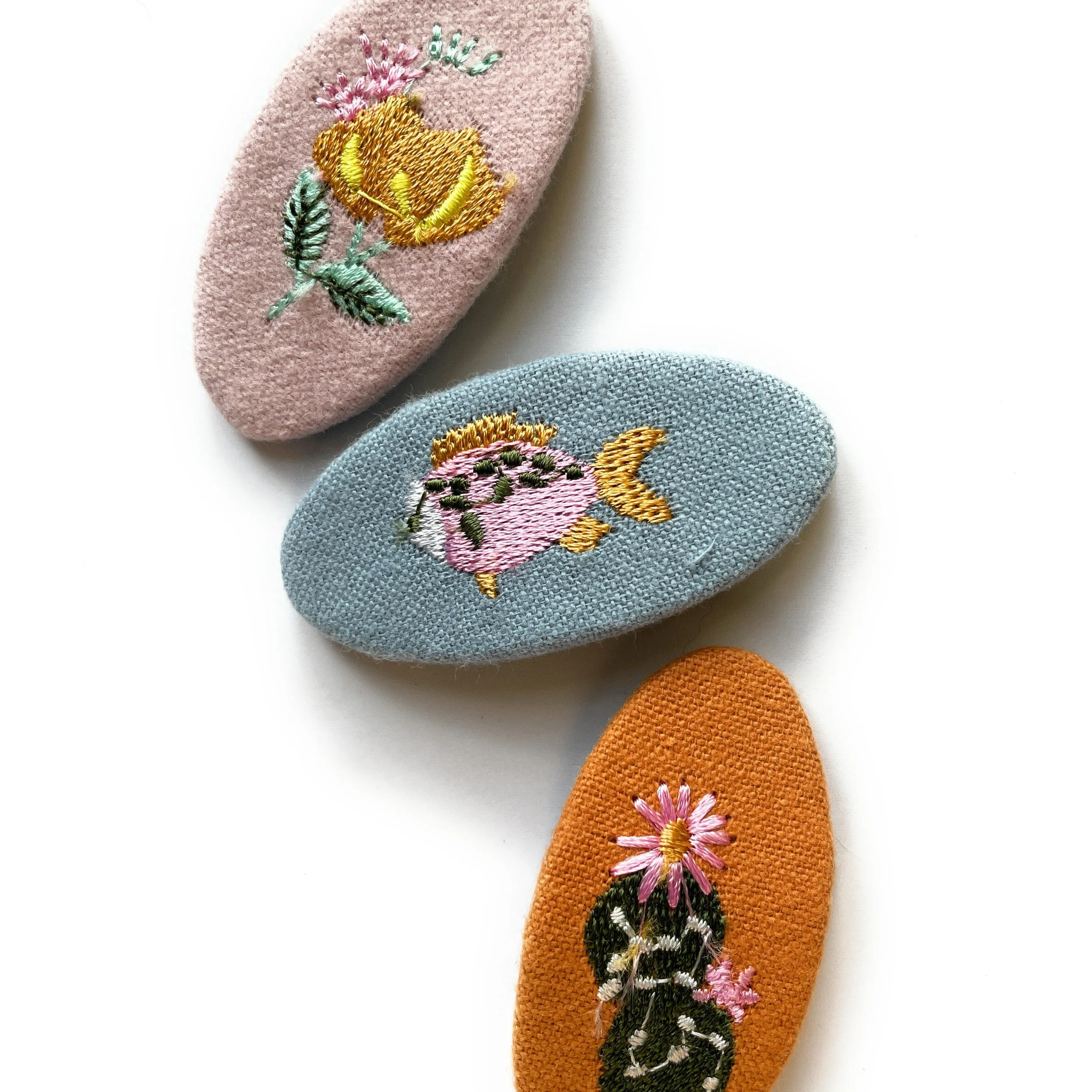 Baby Wisp Embroidered Snap Clip Sets