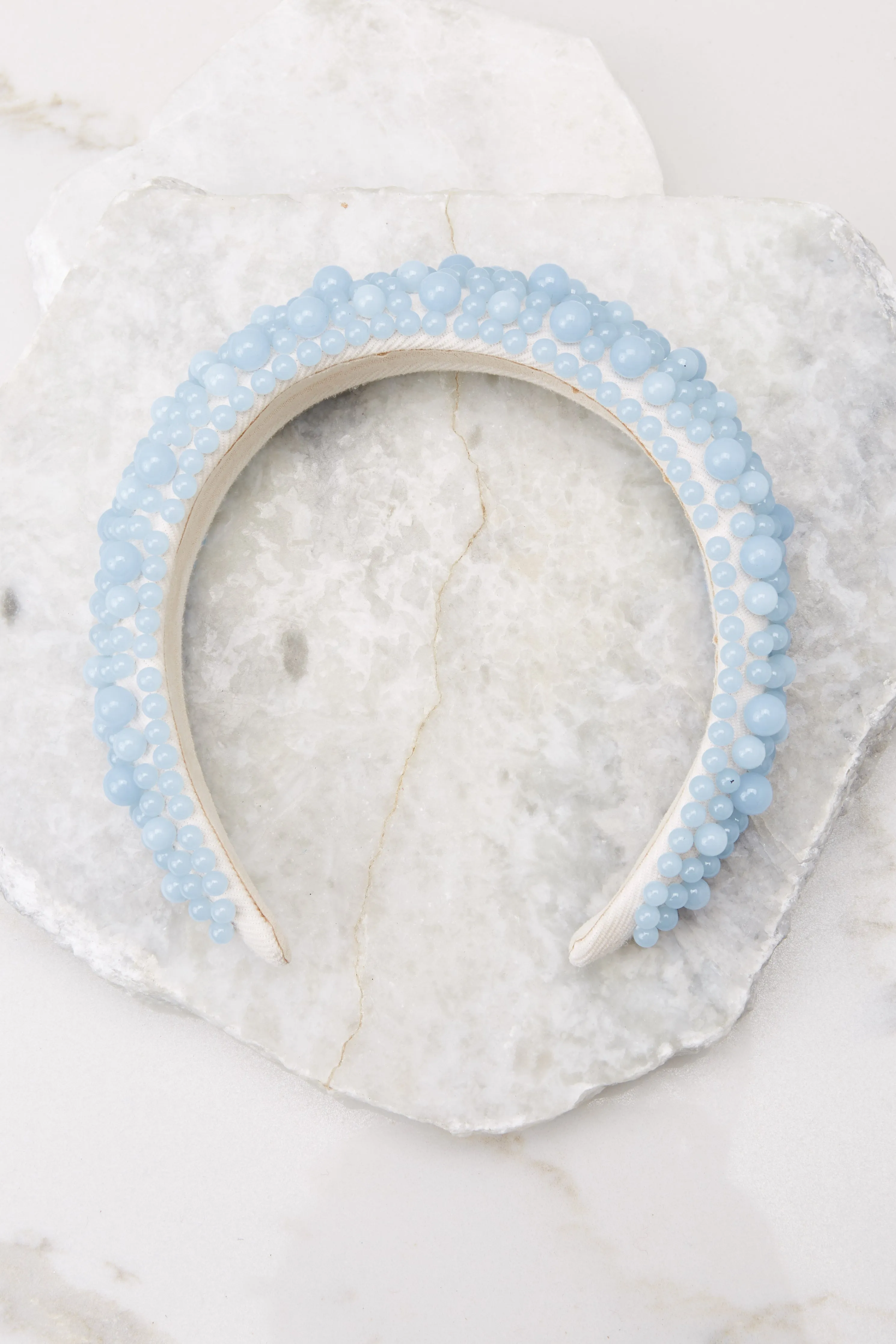 Bubbles Baby Blue Headband