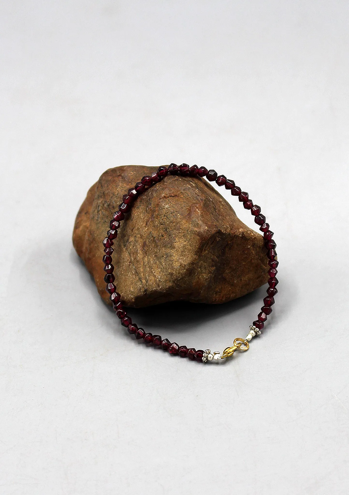 Charming Garnet Women's Bracelet