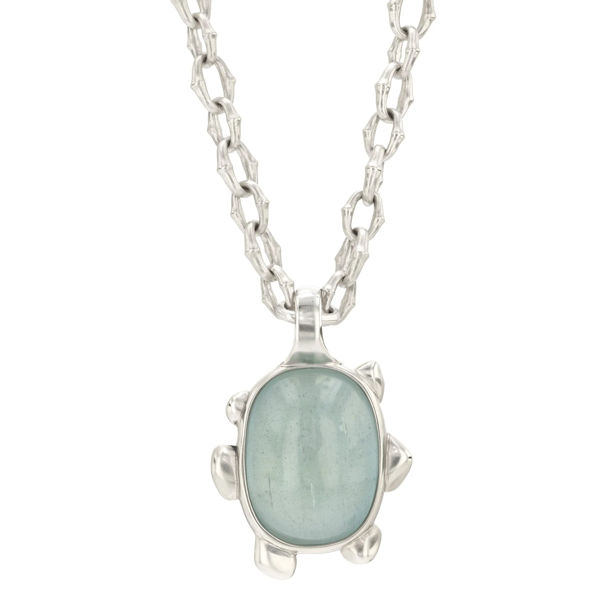 Chrona Pendant - Aquamarine