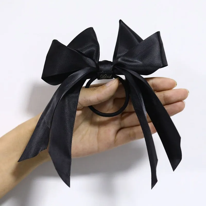 Classy Velvet Ribbon Bowknot Barrette Hair Clips