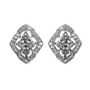 Clotida Diamond CZ Stud Earrings