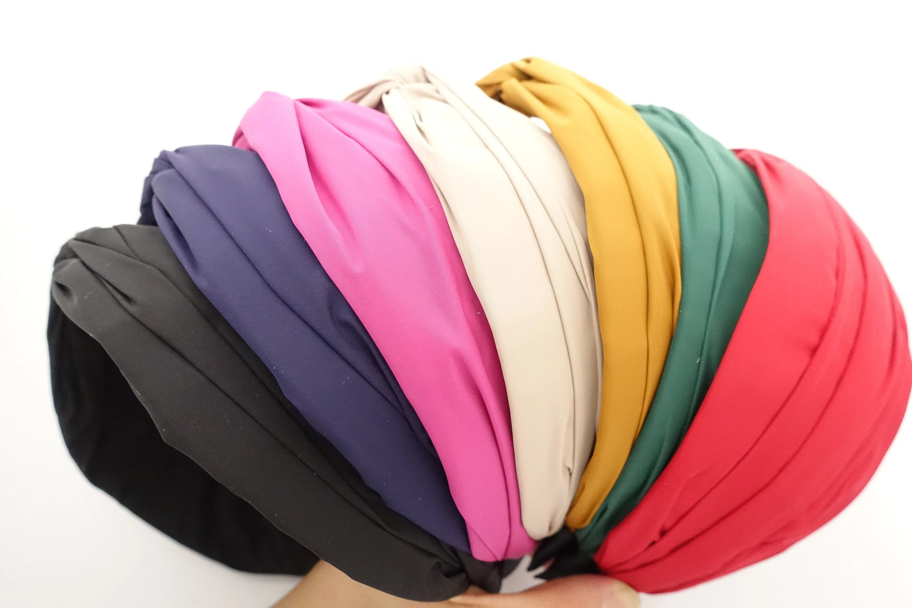 cross headband polyamide simple stylish hairband woman hair accessory