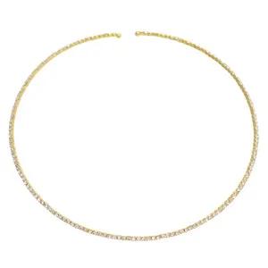 Dainty Crystal Choker Necklace