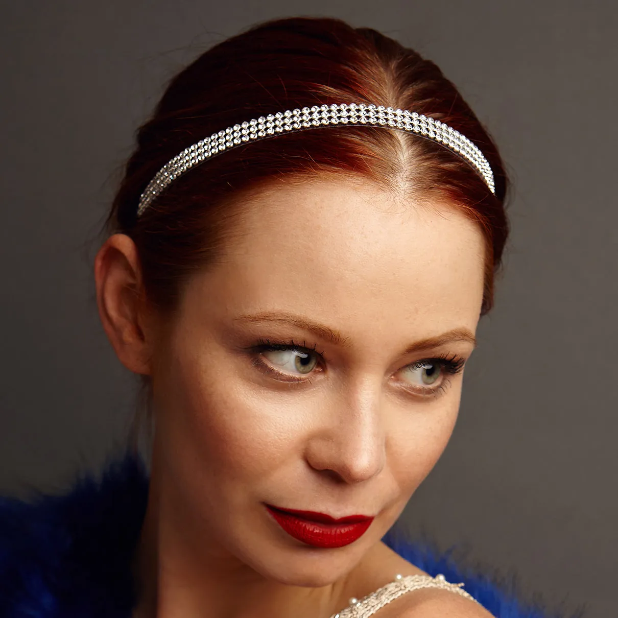 Diamante Headband with Elastic