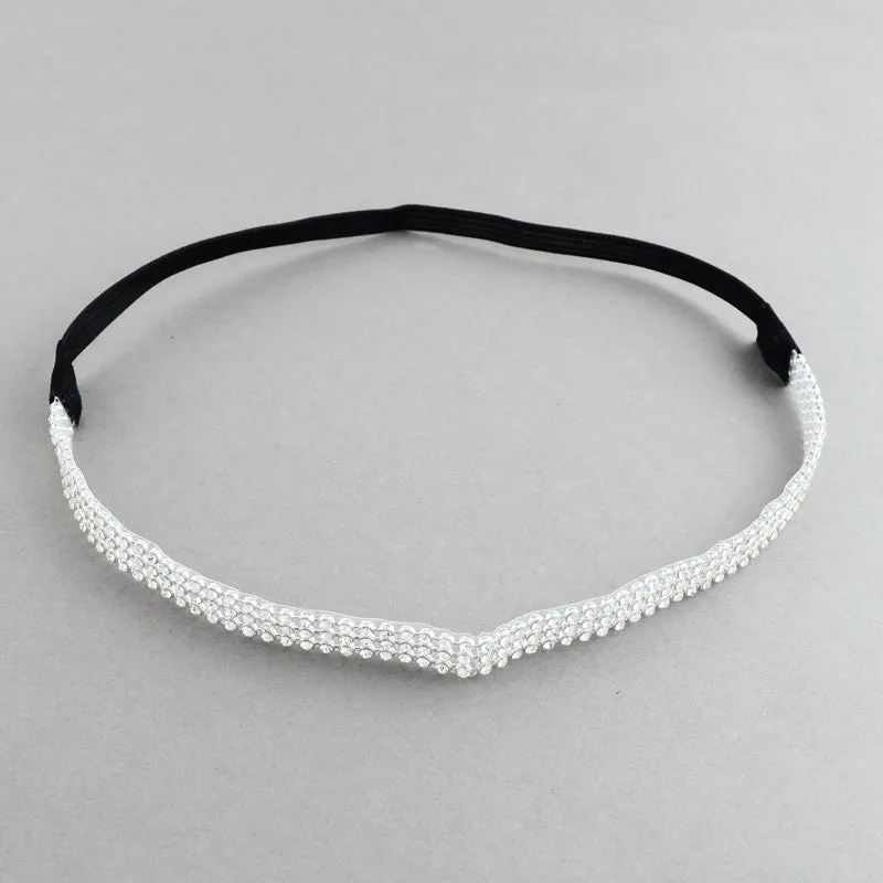 Diamante Headband with Elastic