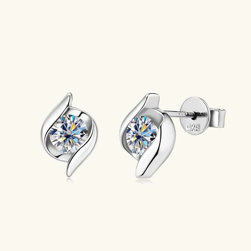 Grace Premium Moissanite Stud Earrings