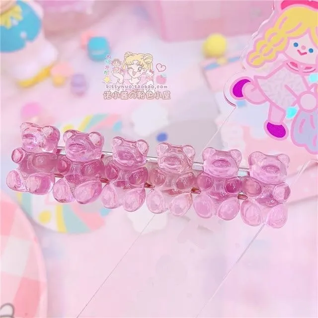 Gummy Bear Hair Clippies