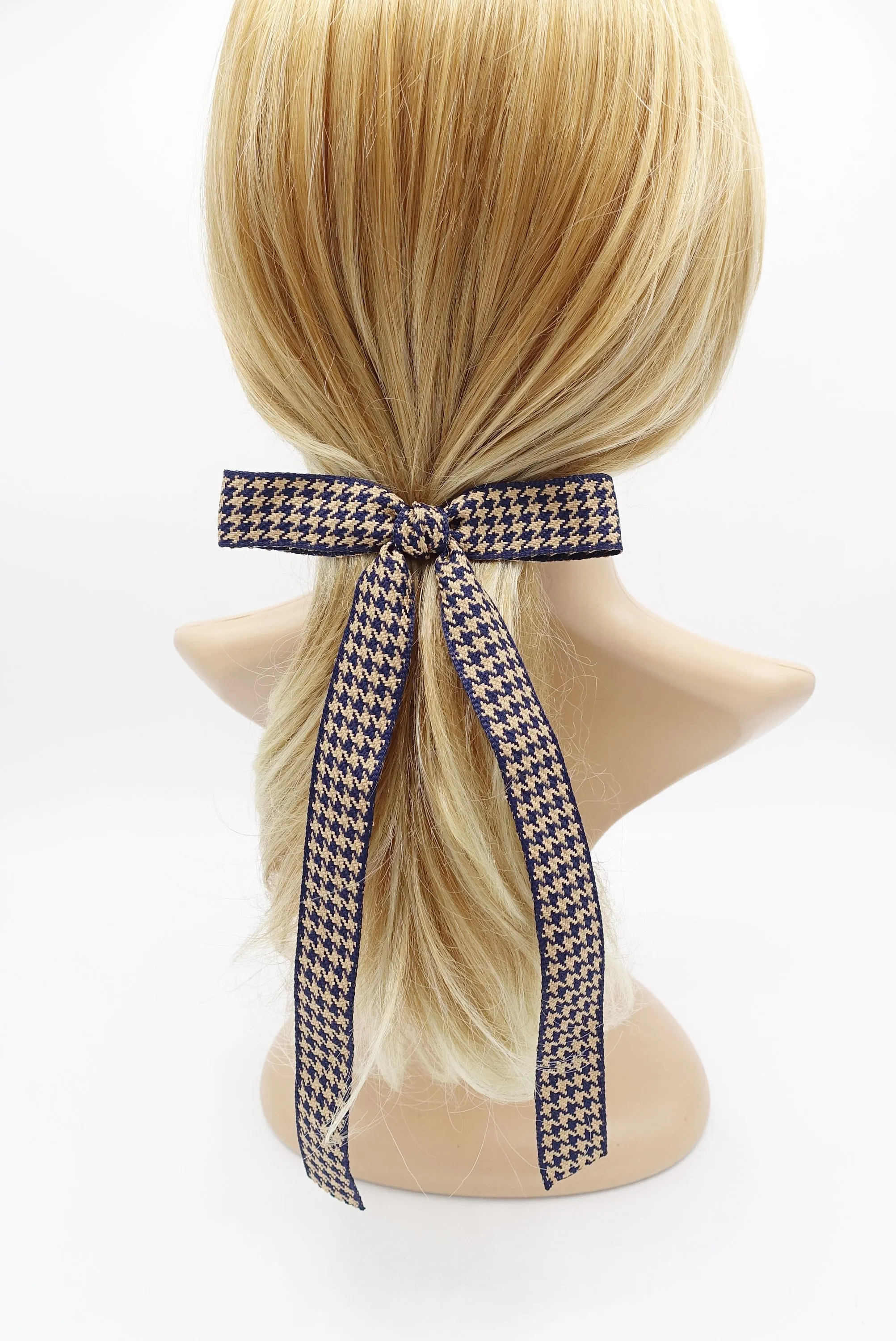 houndstooth hair bows for women