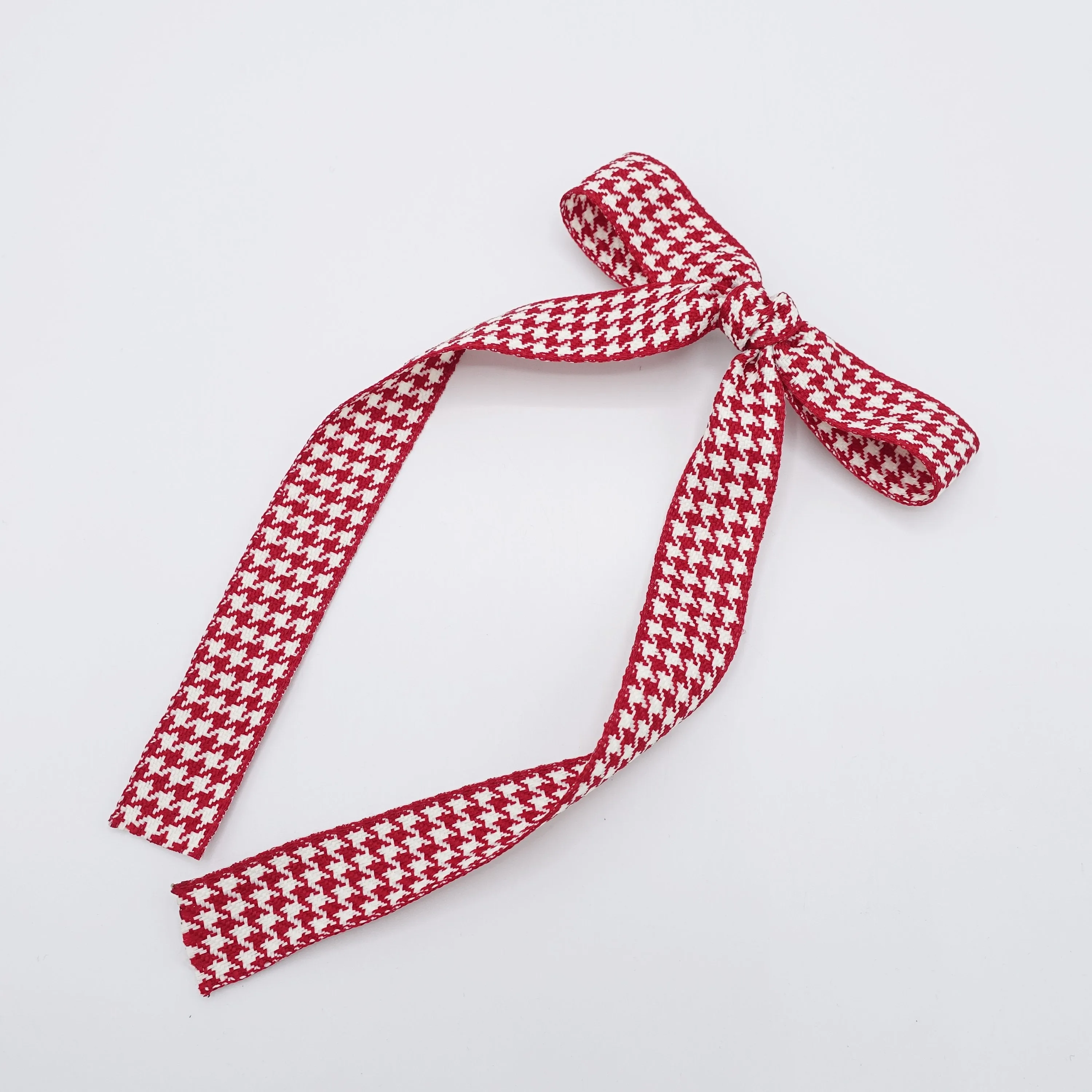 houndstooth hair bows for women