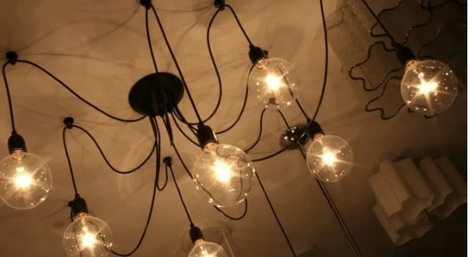 Kalle Spider Hanging Wire Lights