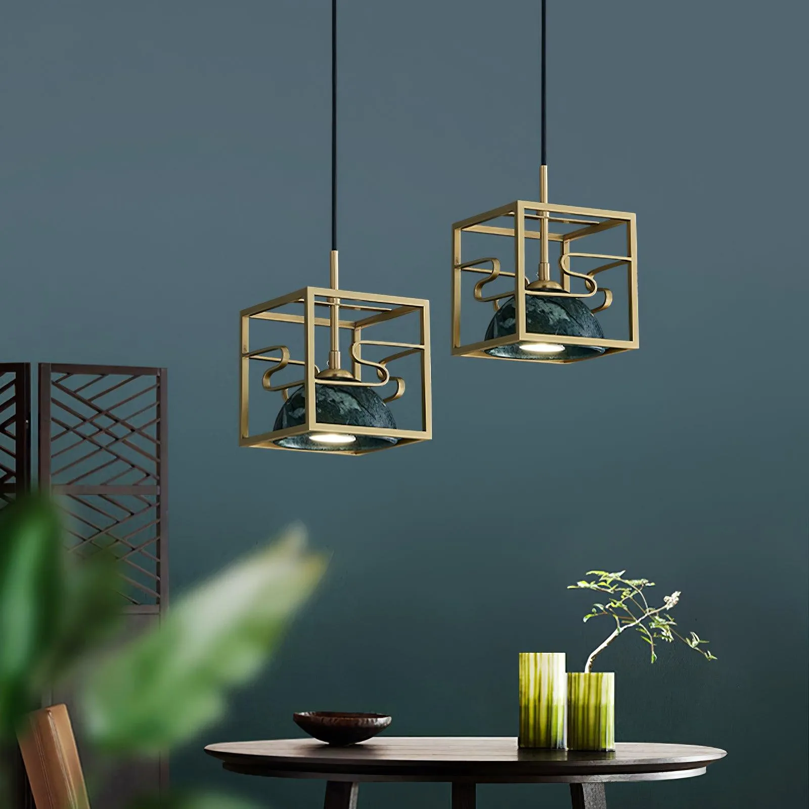 Lantern Square Pendant Lamp