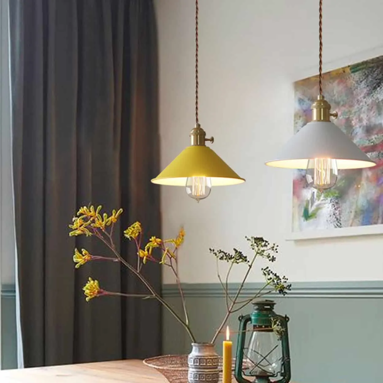 Maarosi Pastel Shades Scandi Pendant Lamp