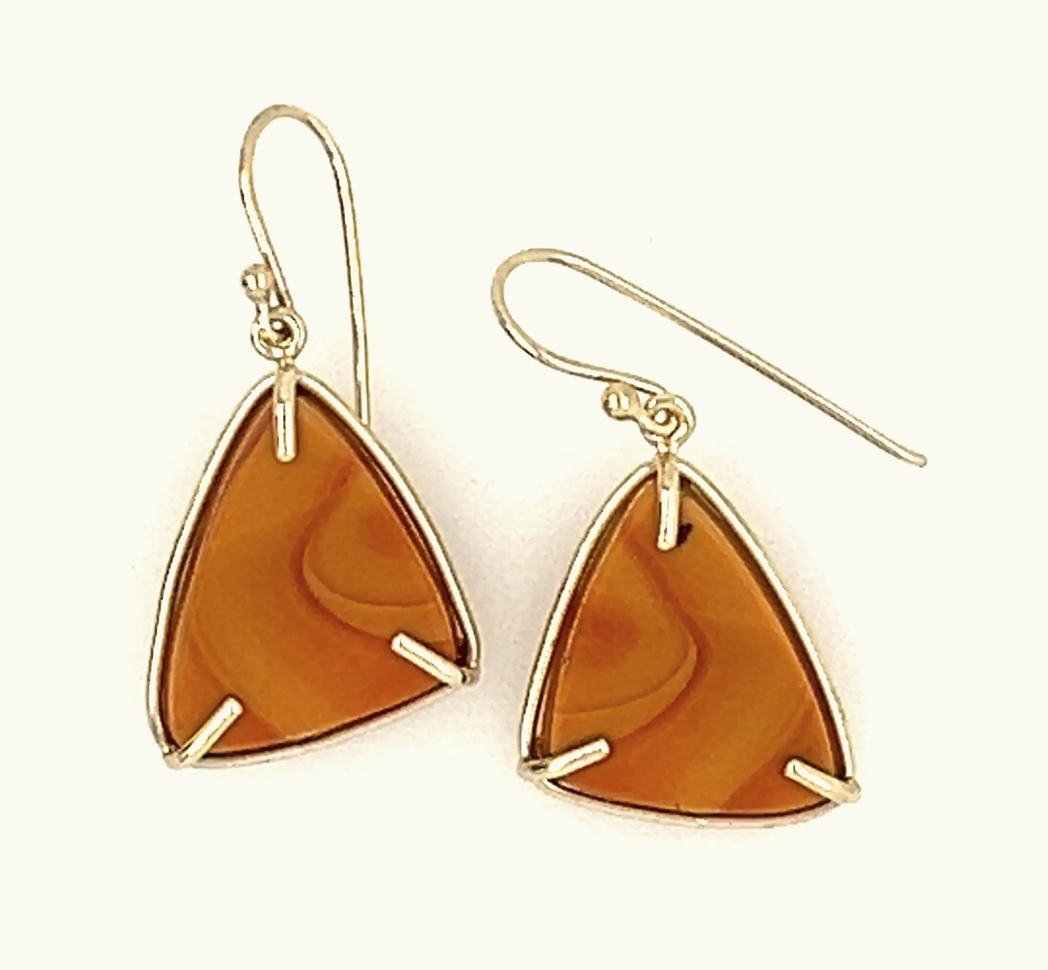 Mariposa Jasper Gold Earrings