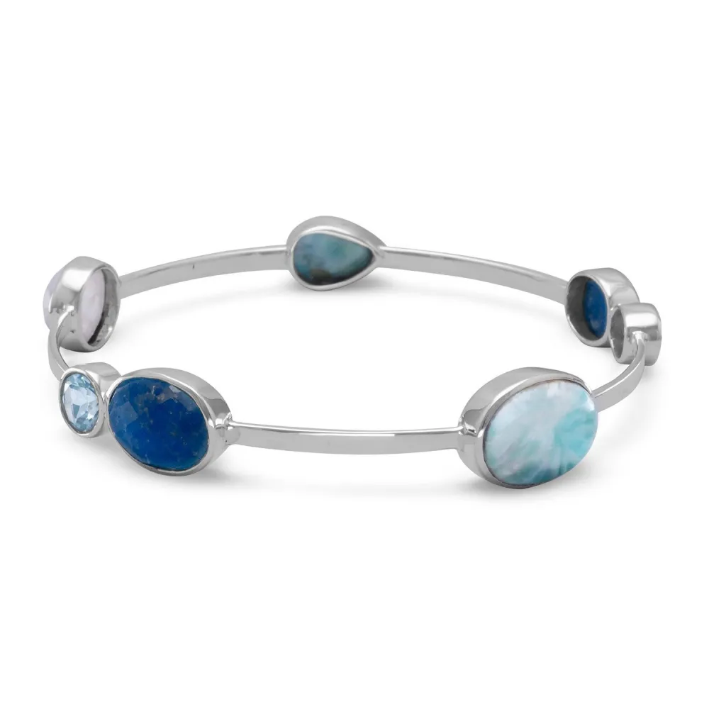 Multistone Stackable Bangle