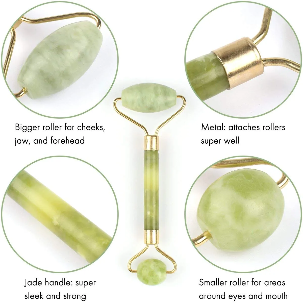 Natural Jade Massage Roller