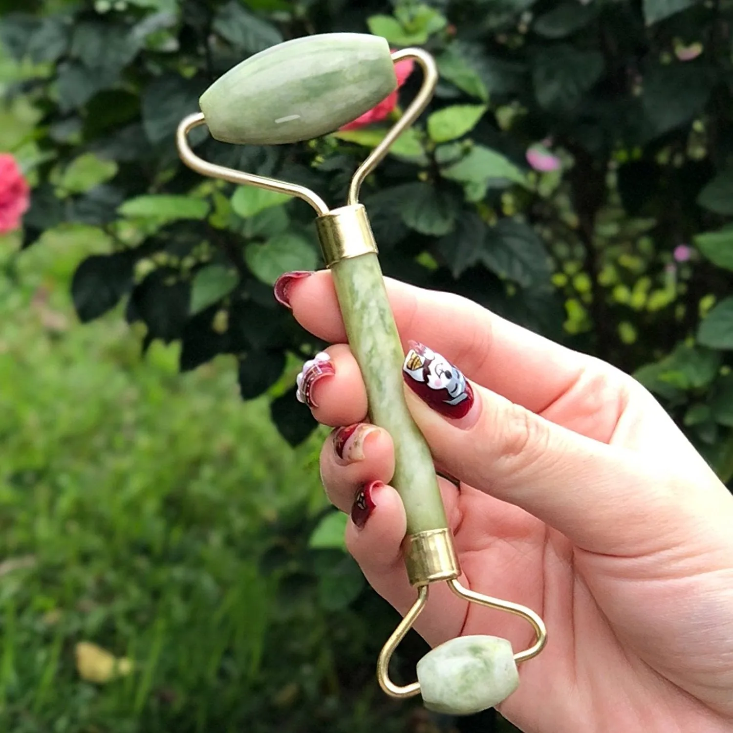 Natural Jade Massage Roller