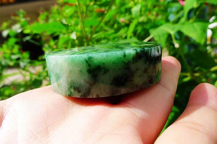 Natural Jade Rough Jadeite Raw (112g,5.25X1.5cm)