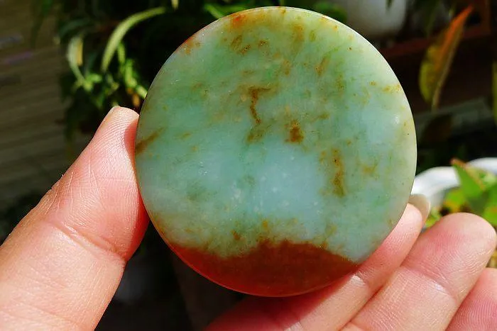 Natural Jade Rough Jadeite Raw (116g,5.2X1.6cm)