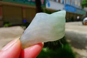 Natural Jade Rough Jadeite Raw (12g,4.3X2.3X0.9cm)