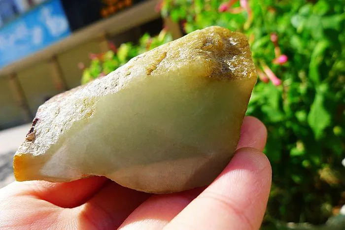 Natural Jade Rough Jadeite Raw (171g,5.5X4.5X3.8cm)