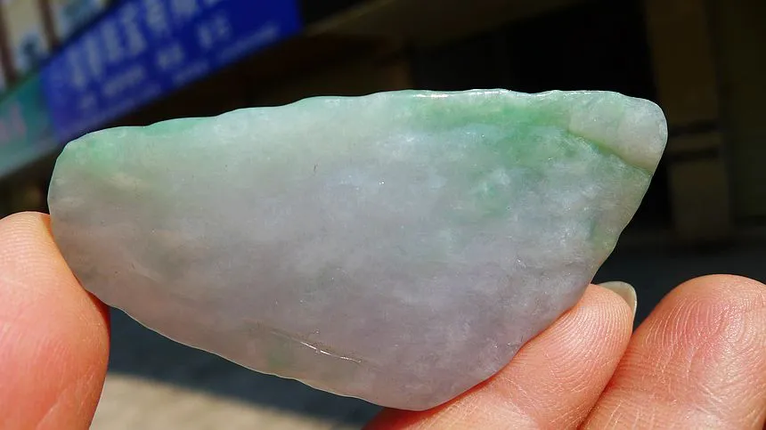 Natural Jade Rough Jadeite Raw (29g,6.3X3.1X0.9cm)