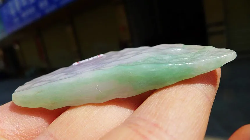 Natural Jade Rough Jadeite Raw (29g,6.3X3.1X0.9cm)