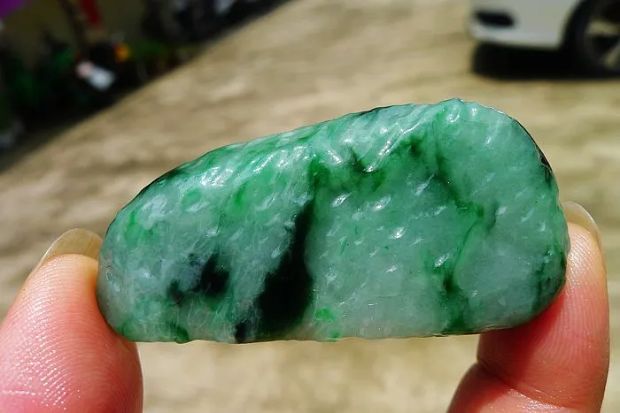 Natural Jade Rough Jadeite Raw (31g,5.4X2.6X1.05cm)