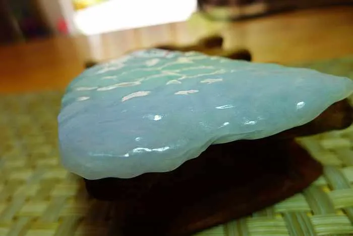 Natural Jade Rough Jadeite Raw (34g,6X3.6X1cm)