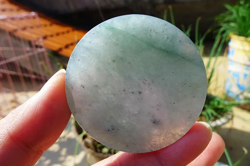 Natural Jade Rough Jadeite Raw (39g,5X5X0.6cm)