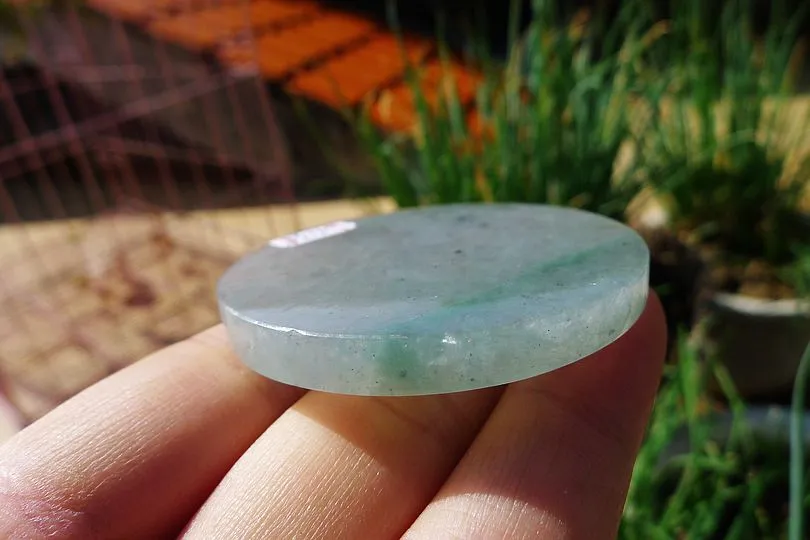 Natural Jade Rough Jadeite Raw (39g,5X5X0.6cm)