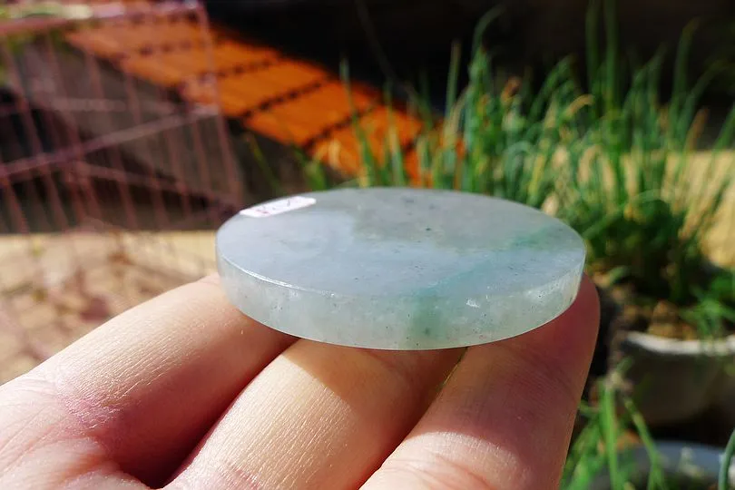 Natural Jade Rough Jadeite Raw (39g,5X5X0.6cm)