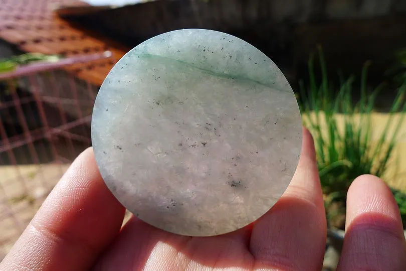 Natural Jade Rough Jadeite Raw (39g,5X5X0.6cm)