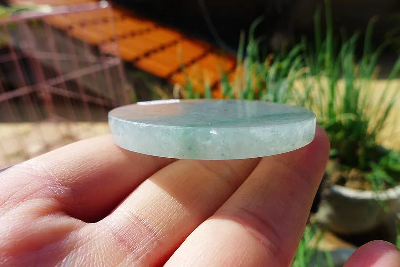 Natural Jade Rough Jadeite Raw (39g,5X5X0.6cm)