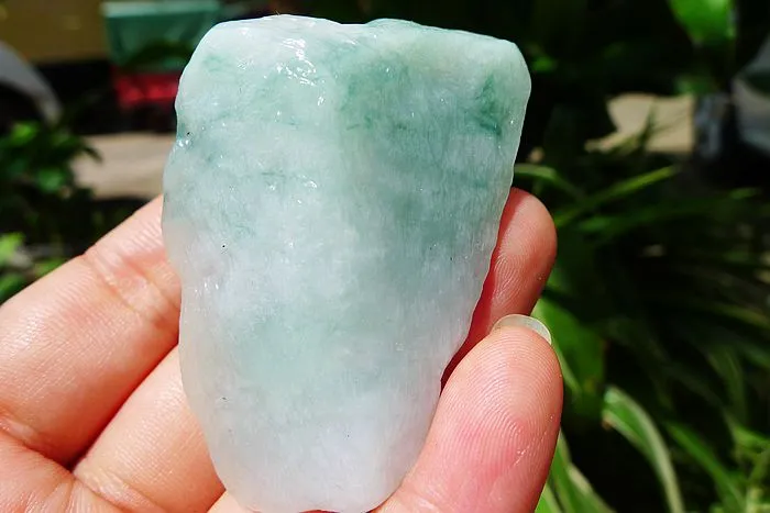 Natural Jade Rough Jadeite Raw (50g,5.8X3.8X2cm)