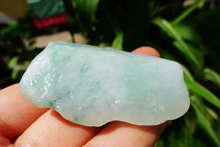 Natural Jade Rough Jadeite Raw (50g,5.8X3.8X2cm)