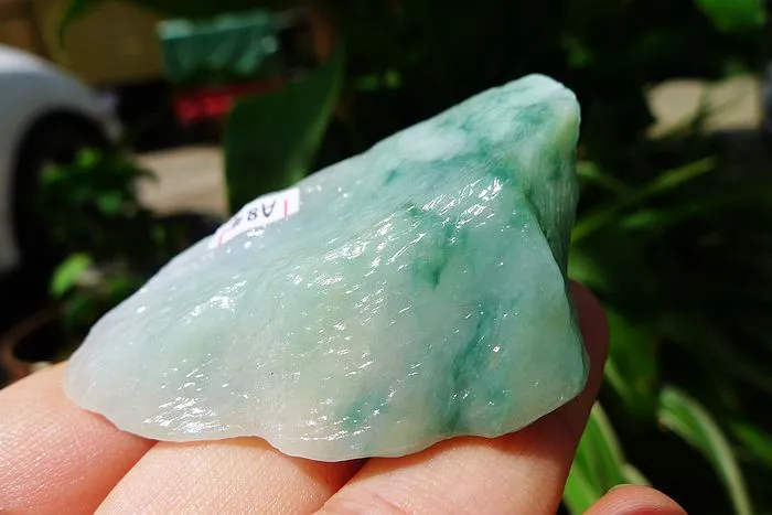 Natural Jade Rough Jadeite Raw (50g,5.8X3.8X2cm)